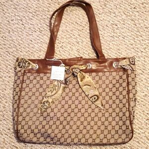 Chadwick's Patterned Tote/Shoulder Bag